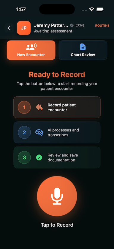 Scribeable on iPhone